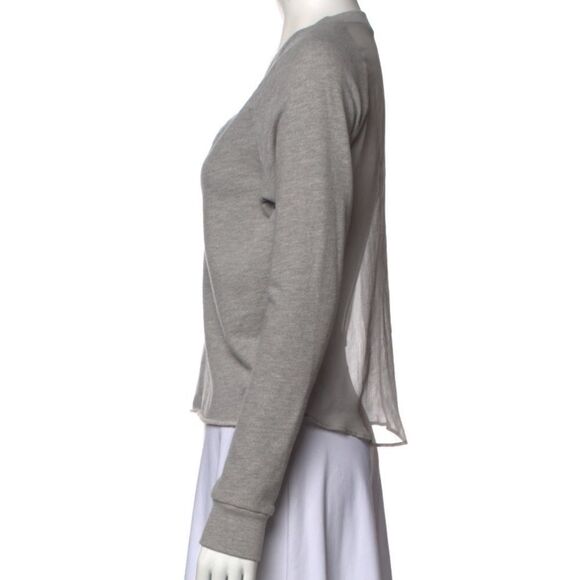 Haute Hippie Sheer Back Sweatshirt - Picture 2 of 4